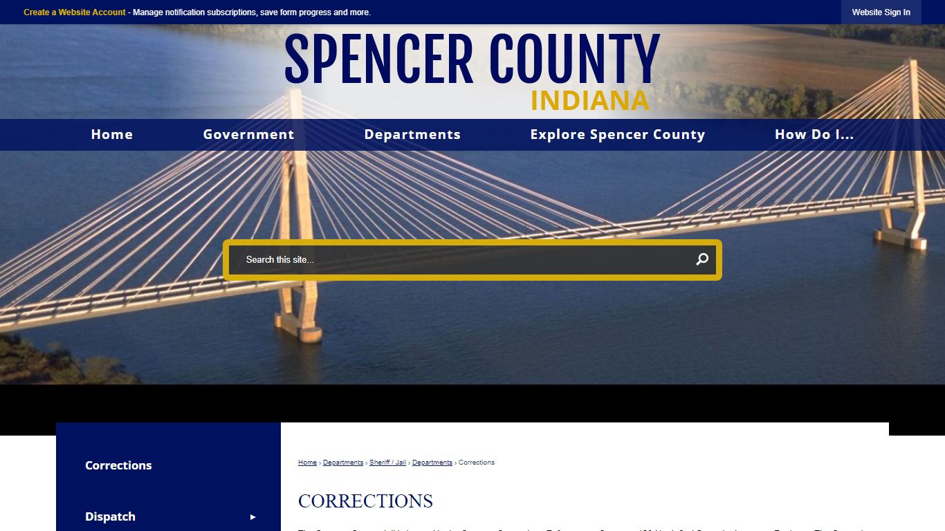 Corrections | Spencer County, IN